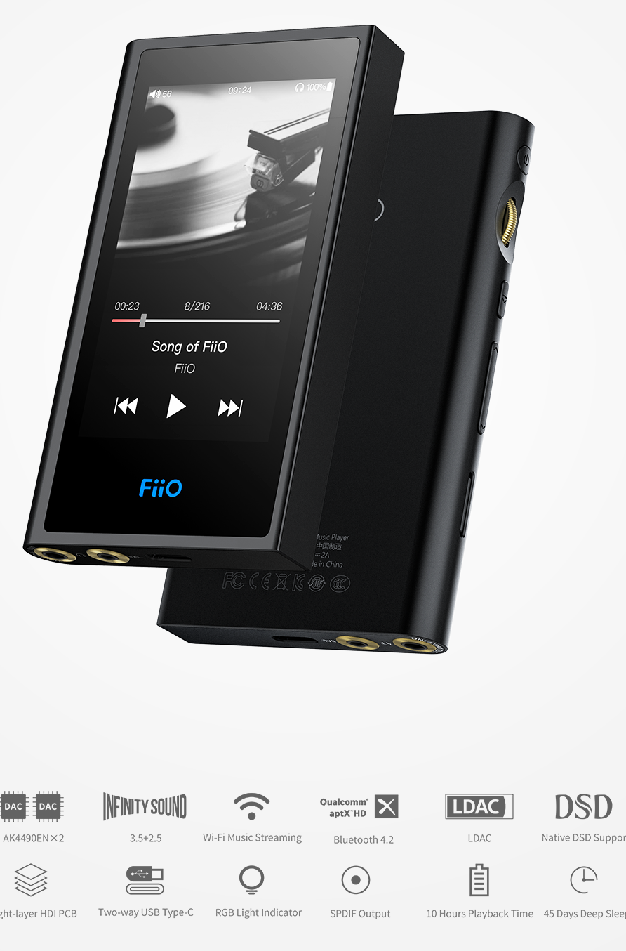 Fiio M9 シルバー