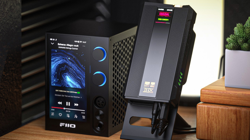 FiiO Q7 ポータブルヘッドホン DAC アンプ+オヤイデ電気 d+USB